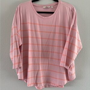 Vineyard Vines Pink Striped Women's Top